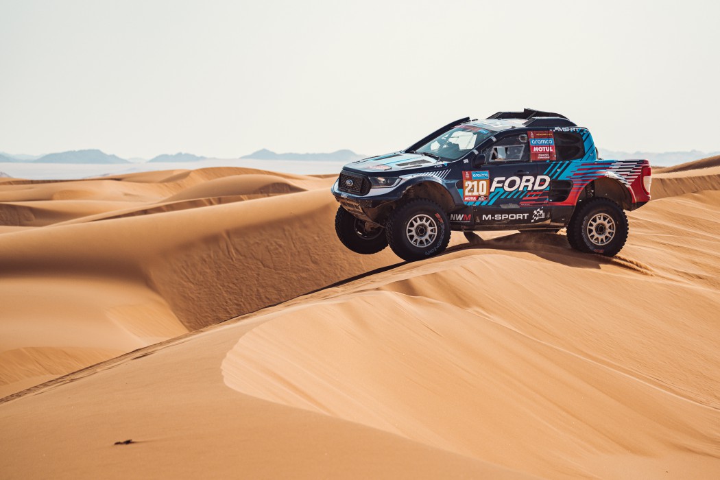 Nani Roma and the Ford Ranger, ready for the Dakar