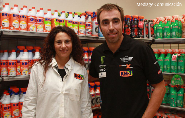 'Nani' Roma volverá a coincidir en el Rally Dakar con su mujer, Rosa Romero
